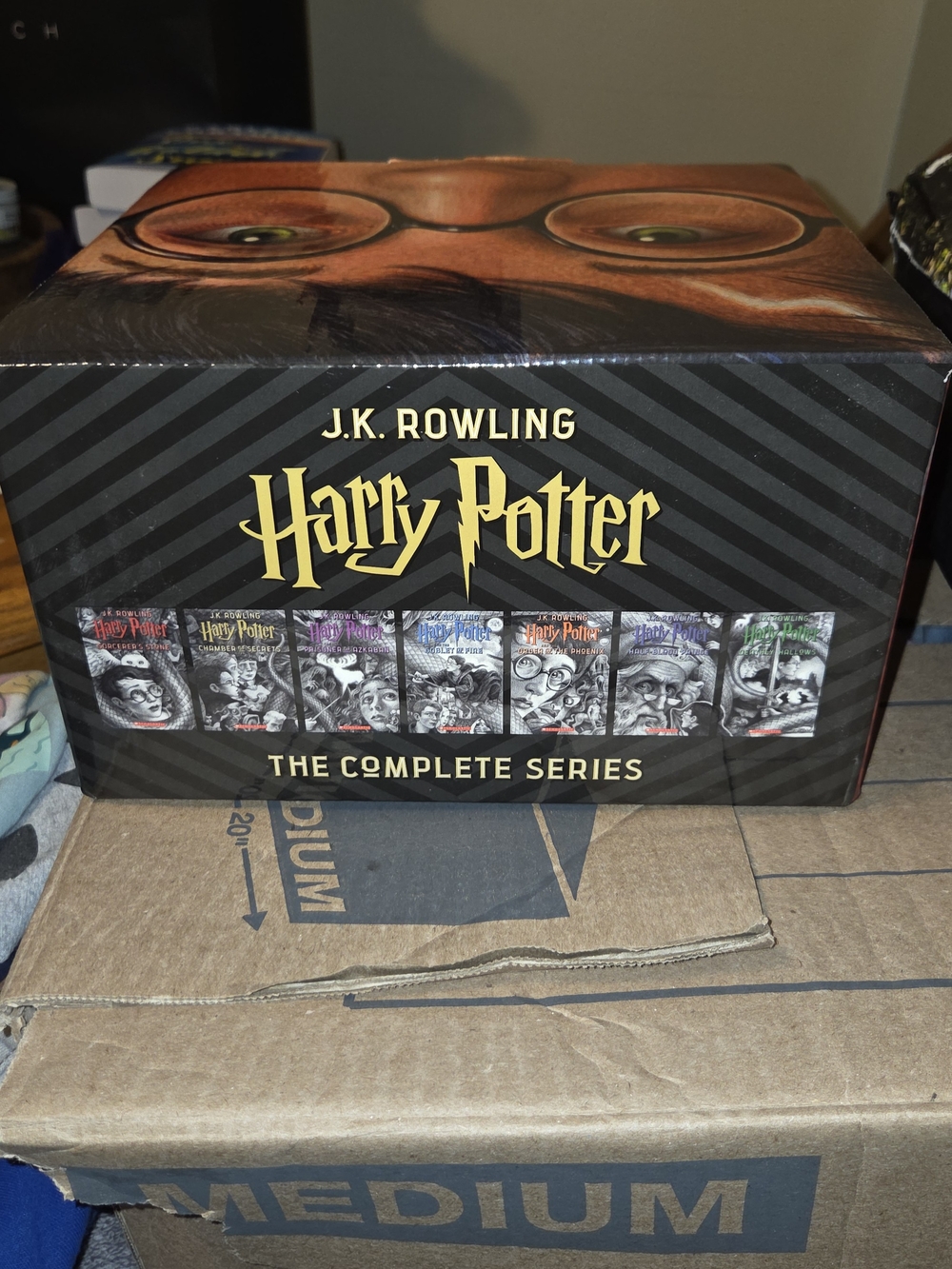 J.K. Rowling Harry Potter: The Complete Series Box Set - Black